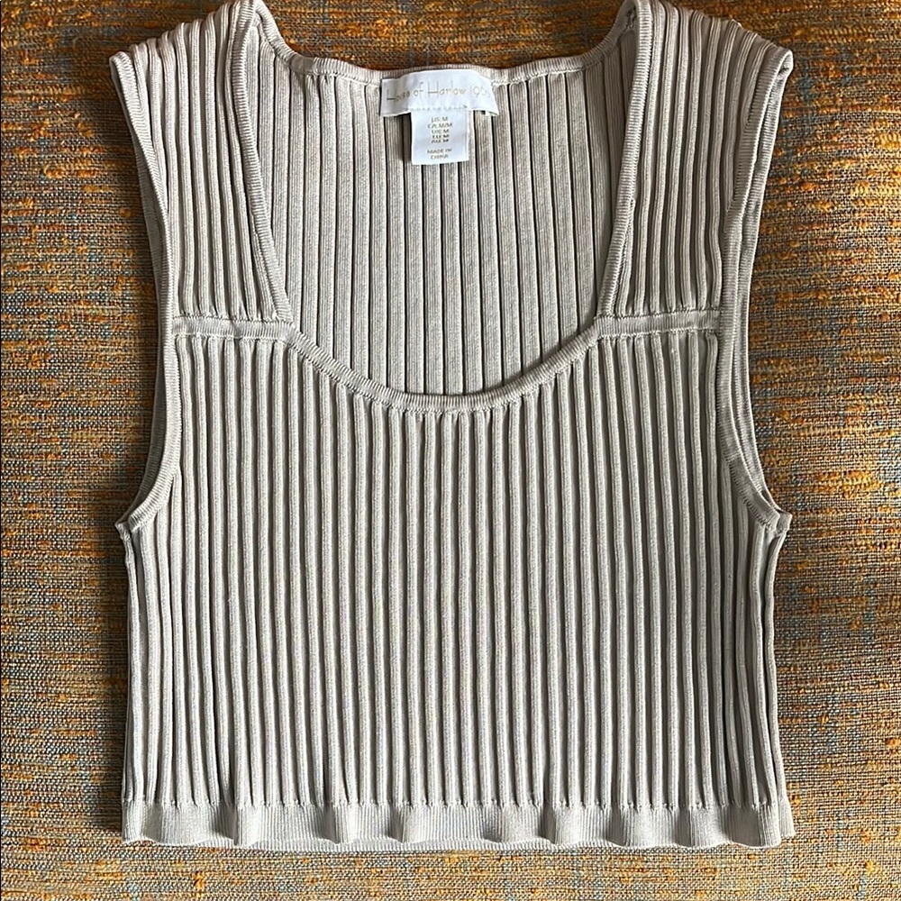 House of Harlow 1960 Ribbed Sleeveless Top